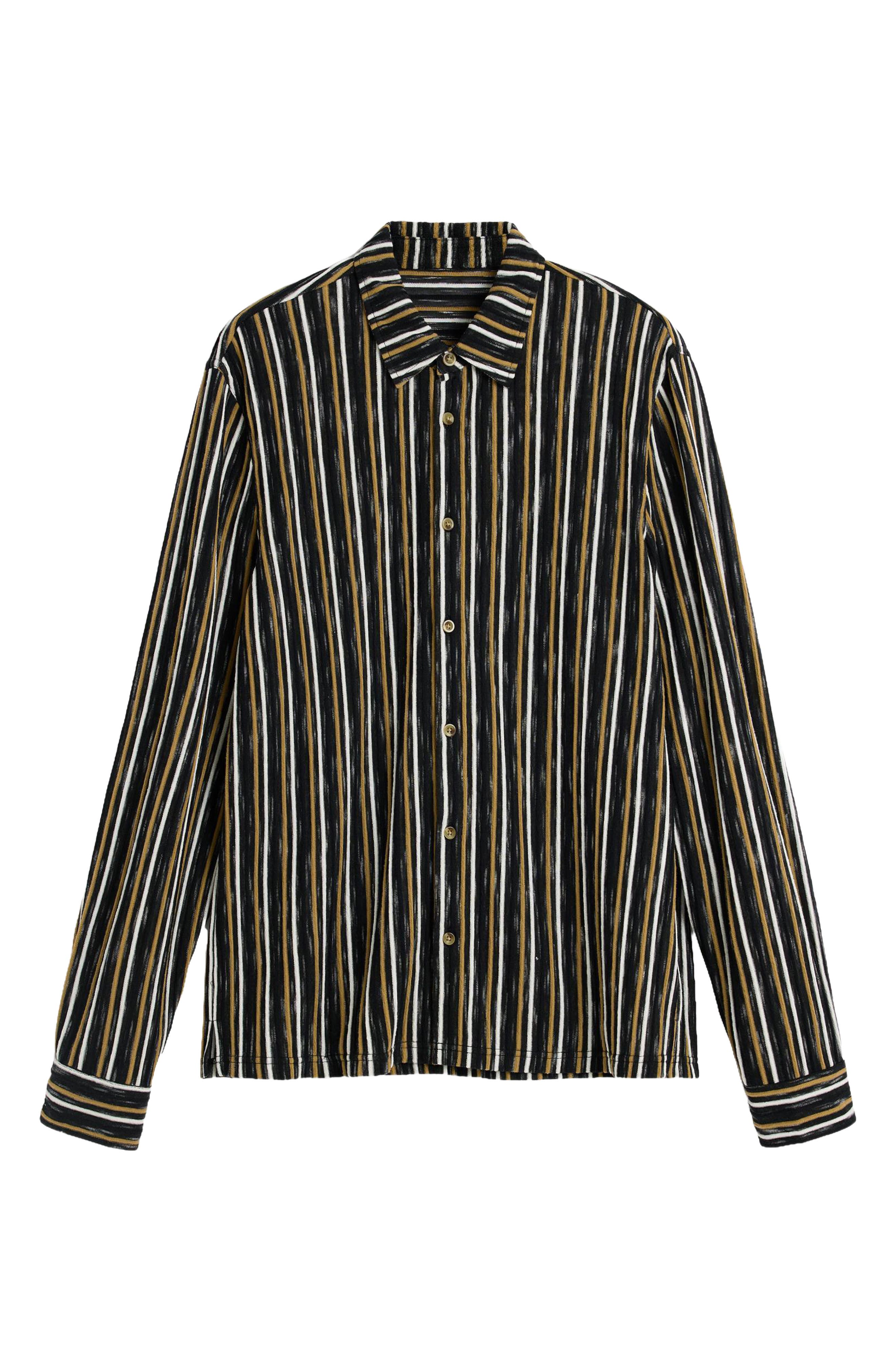 Desigual Striped Long Sleeve Button Up Shirt (Men) | Nordstrom