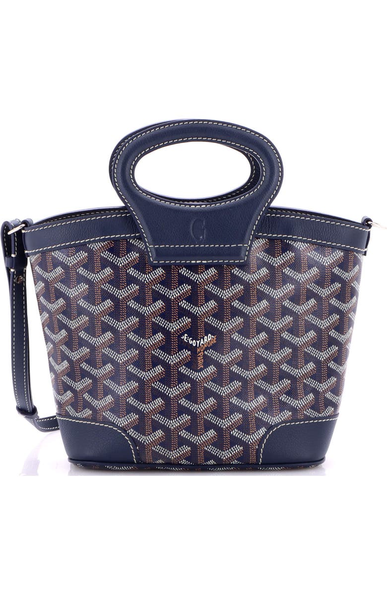 Pre-Owned Goyard Beluga Bag Coated Canvas Mini, Main, color, Blue