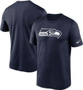 Nike Men's Nike College Navy Seattle Seahawks Logo Essential Legend Performance T-Shirt