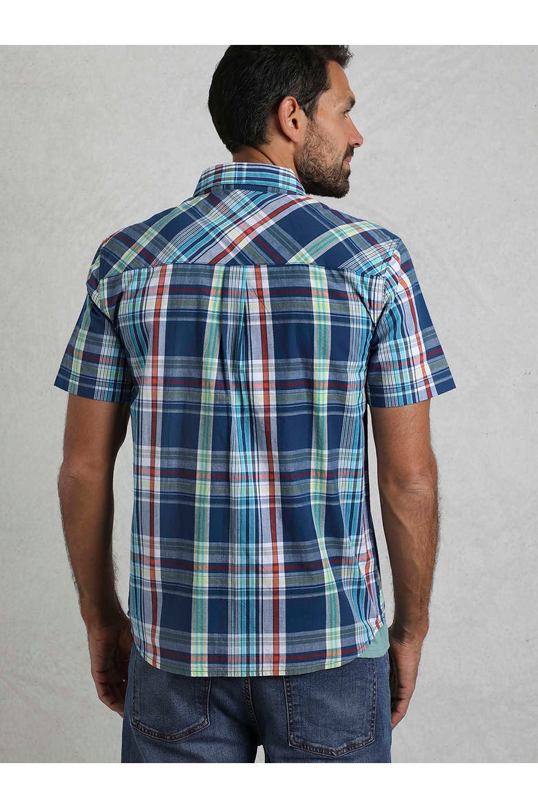 Judd Short Sleeve Check Shirt, Alternate, color, Estate Blue