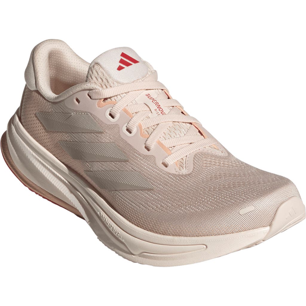 Adidas Originals Adidas Supernova Rise 2 Running Shoe In Quartz/champagne Met./ruby