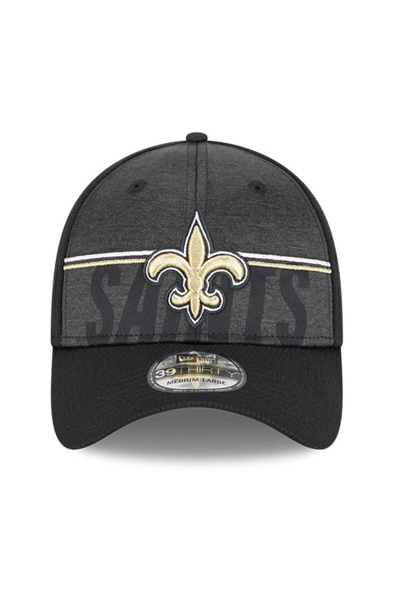 Men's New Era Black New Orleans Saints 2023 NFL Training Camp 39THIRTY Flex Fit Hat, Alternate, color, Black