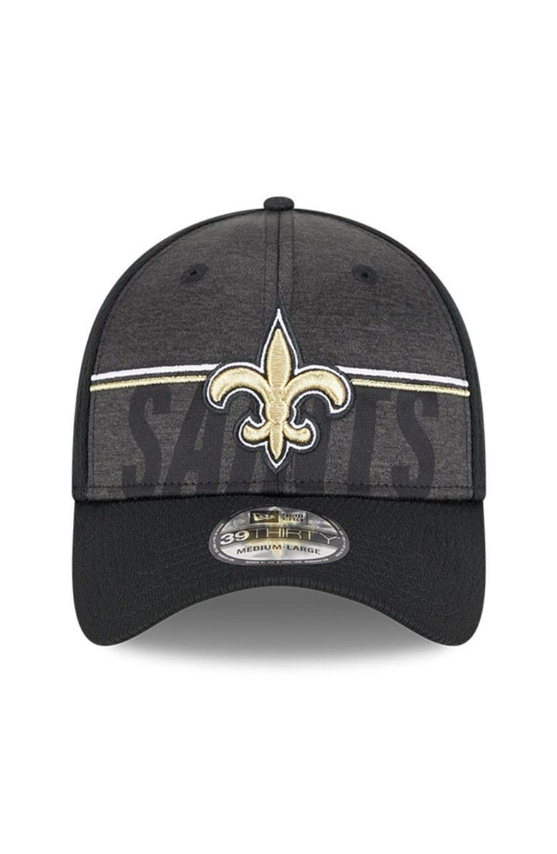 New Era Men's New Era Black New Orleans Saints 2023 NFL Training Camp 39THIRTY Flex Fit Hat, Alternate, color, Black