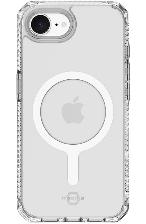 Hybrid_R Clear MagSafe Case for Apple iPhone 16e / iPhone 15 / iPhone 14 / iPhone 13