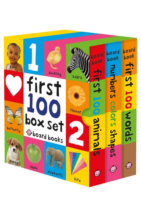First 100 3-Piece Board Book Box Set