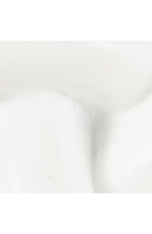 Uma Set Of 3 Modern Knot Sculptures In White