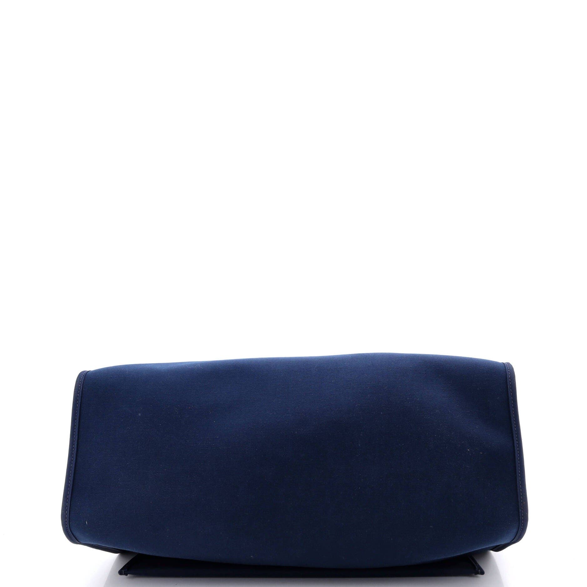 Herbag Zip Leather and Toile 39, Alternate, color, Bleu de Malte