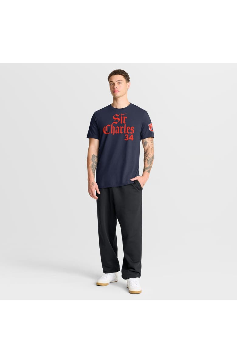 Nike Men's Nike Charles Barkley Navy Auburn Tigers Sir Charles Name & Number T-Shirt, Alternate, color, Navy