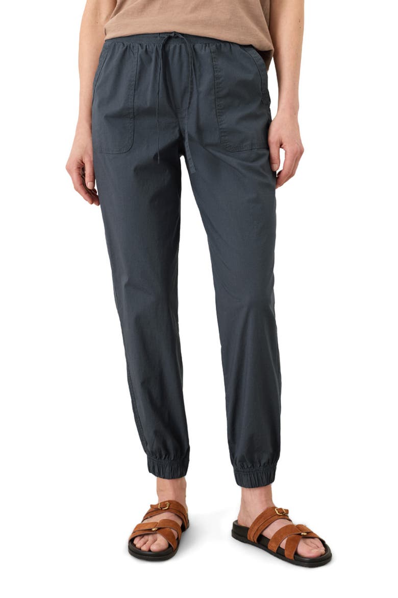 Organic Cotton Monterey Poplin Jogger, Alternate, color, Steel Blue
