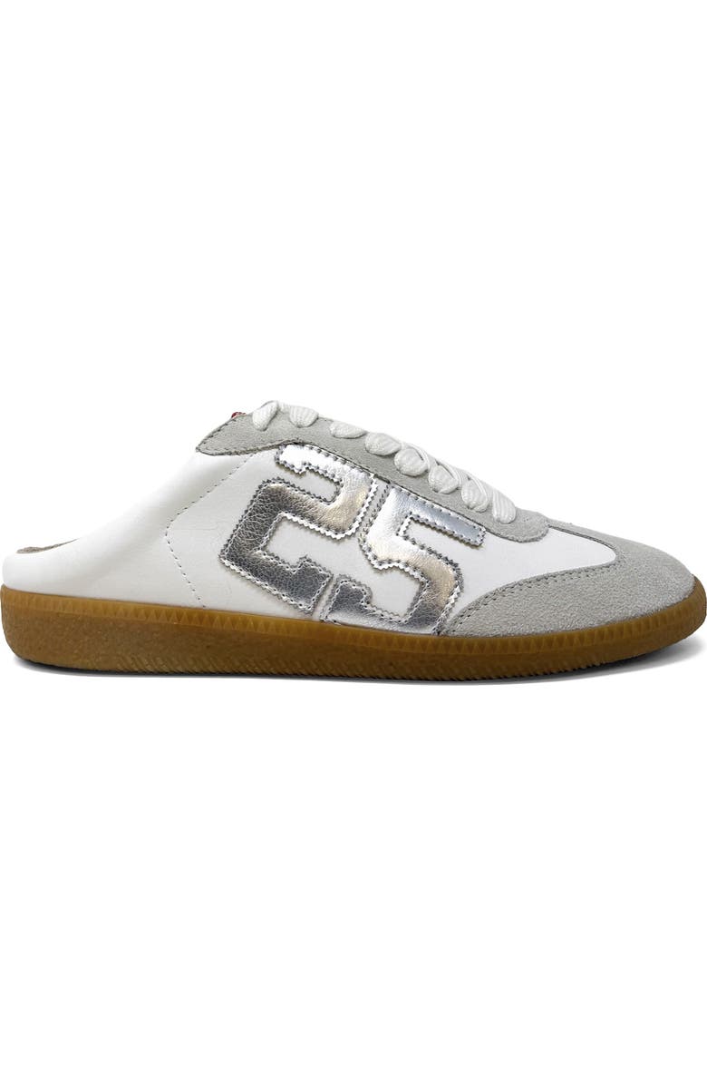 SHUSHOP Open Mule, Alternate, color, Silver
