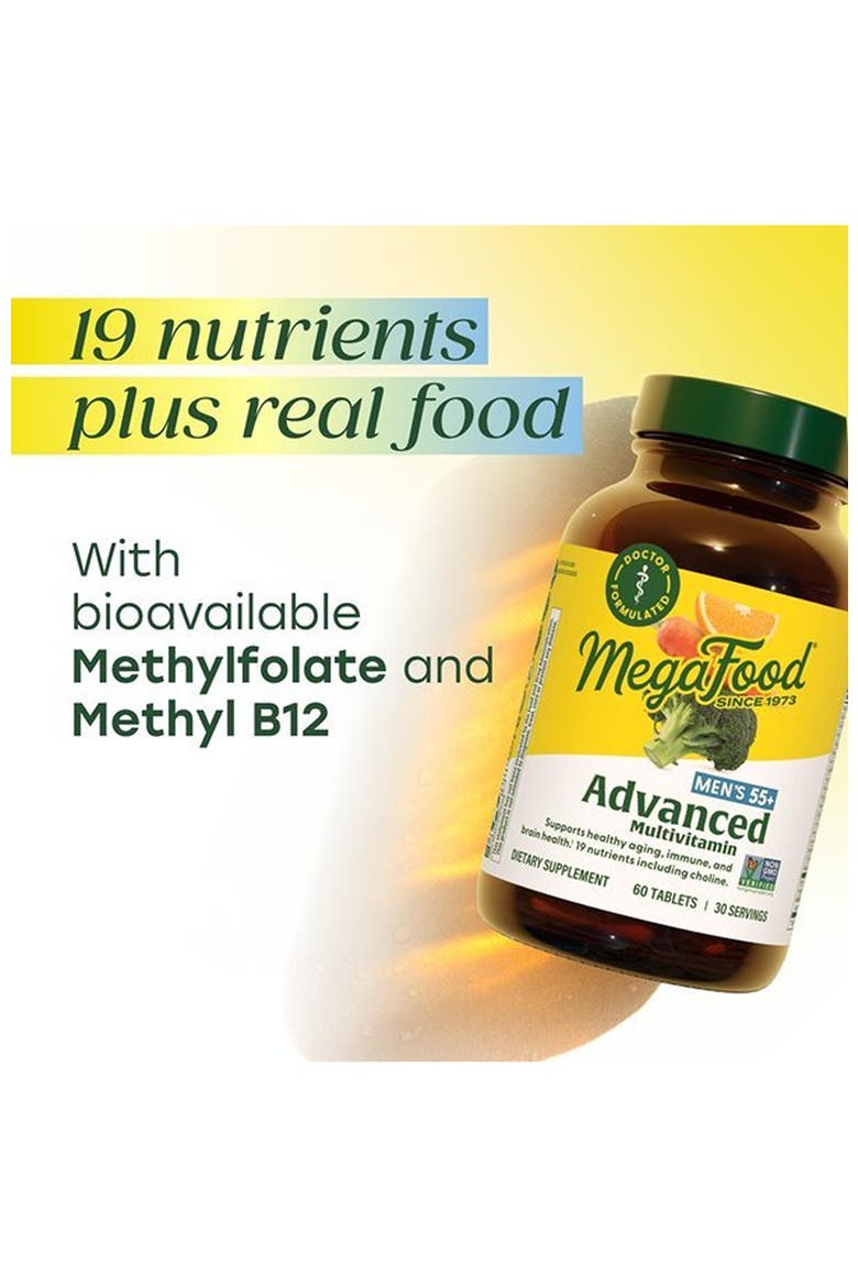 Advanced Multivitamin for Men 55+, Doctor Formulated, Vegetarian, 120 Tablets, Alternate, color, None
