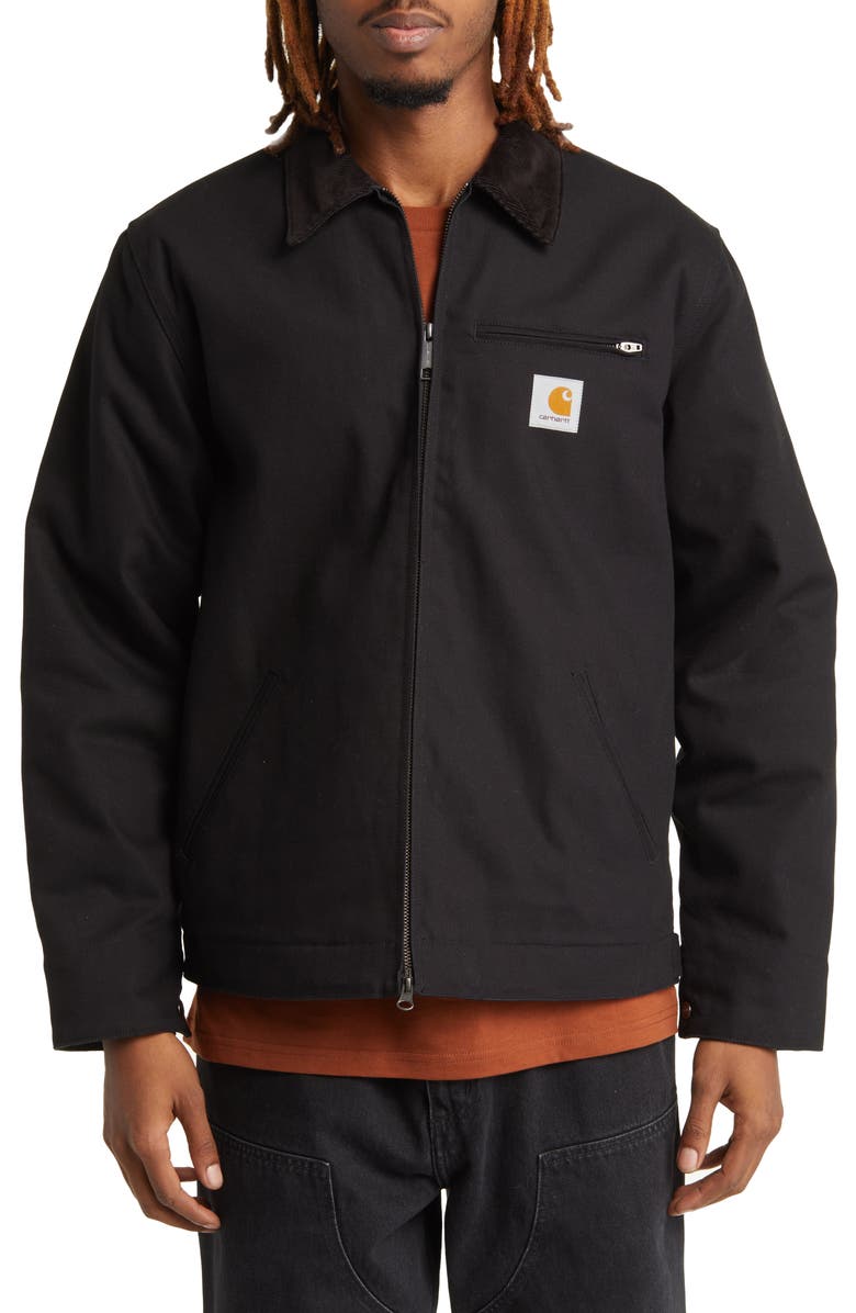 Carhartt Work In Progress Detroit Organic Cotton Canvas Worker Jacket, Alternate, color, 