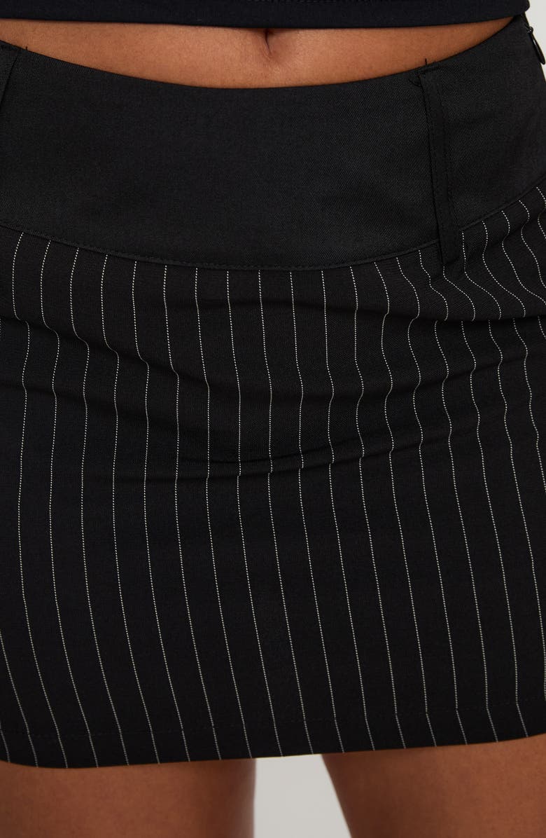 Princess Polly Christel Pinstripe Mini Skort, Alternate, color,
