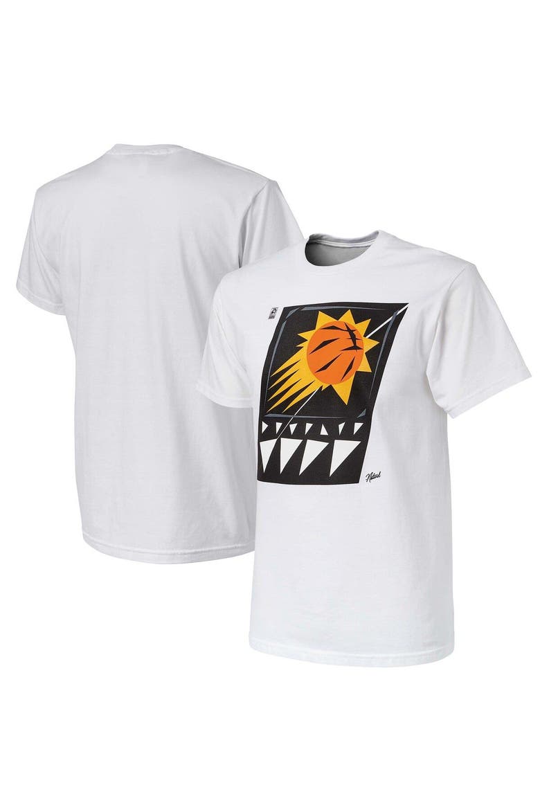 Men's NBA x Naturel White Phoenix Suns No Caller ID T-Shirt, Main, color, White