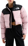 The North Face Nuptse Water Repellent 700 Fill Power Down Short Puffer Jacket