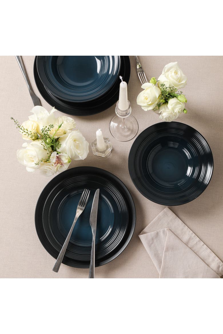 Celeste Stoneware 12-Piece Dinnerware Set, Alternate, color, Blue