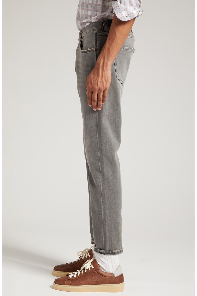 Five-Pocket Stretch Denim Pants, Alternate, color, MEDIUM GREY