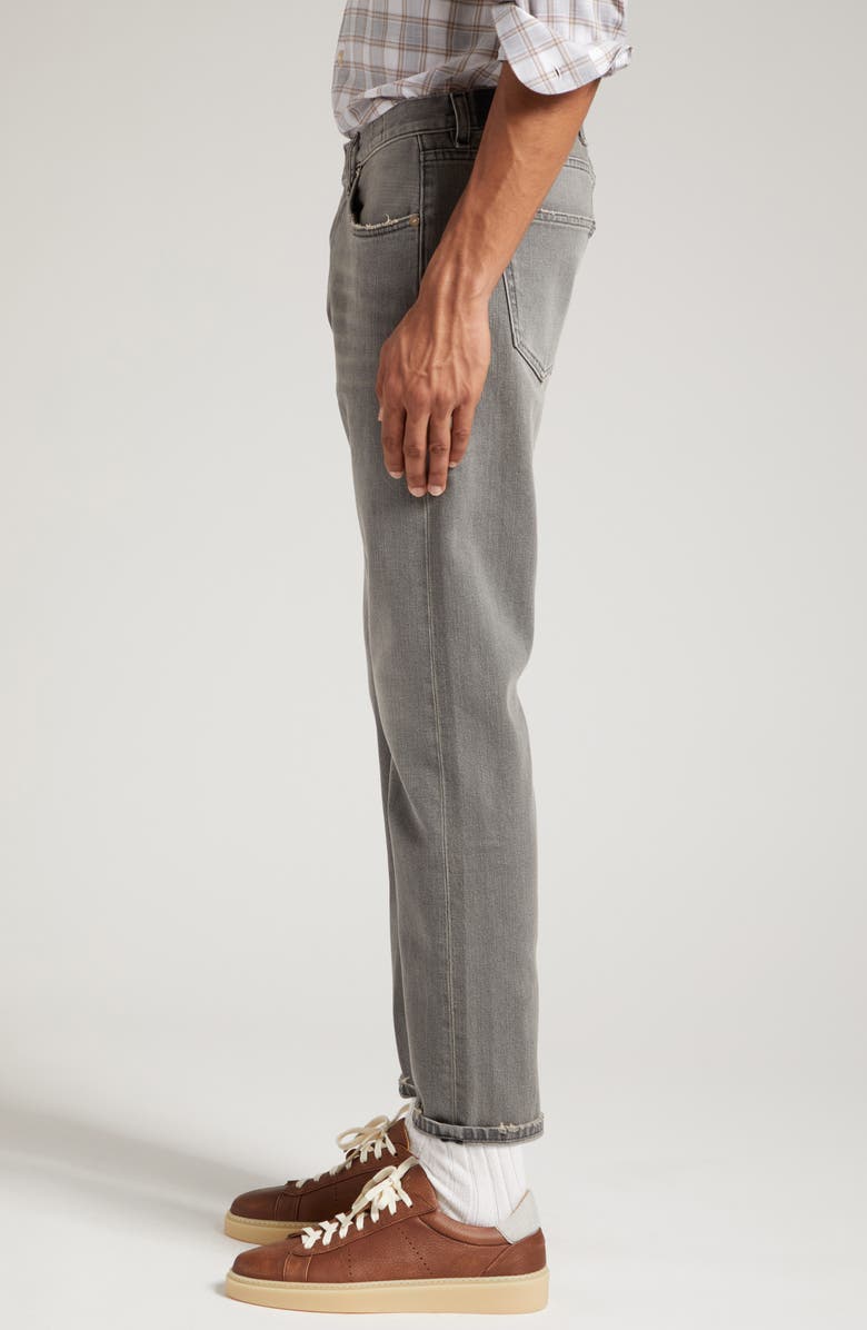 Eleventy Five-Pocket Stretch Denim Pants, Alternate, color, Medium Grey