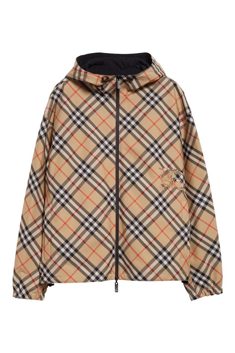 Trafford Check Reversible Jacket, Main, color, SAND IP CHECK