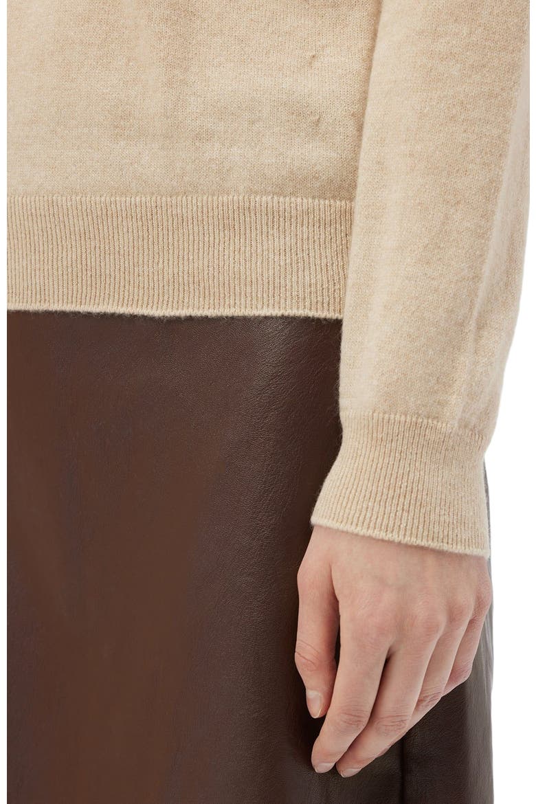 Essential Cashmere Turtleneck Sweater, Alternate, color, beige