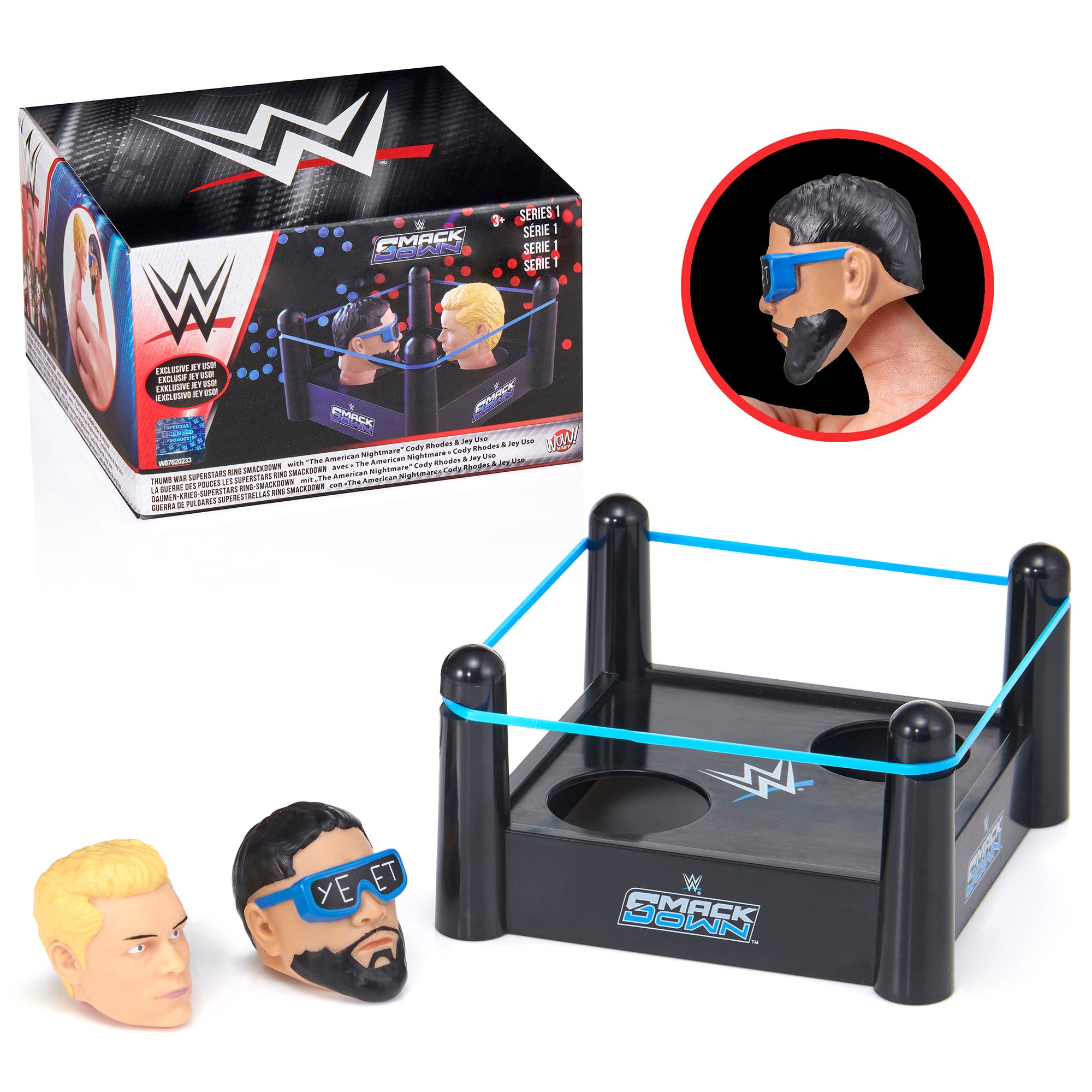 WWE Thumb War Cody Rhodes vs Jey Uso, 1.5 Inch Figures | Nordstrom