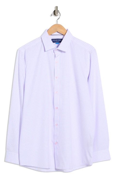 Slim Fit Perfect Stretch Long Sleeve Button Down Shirt