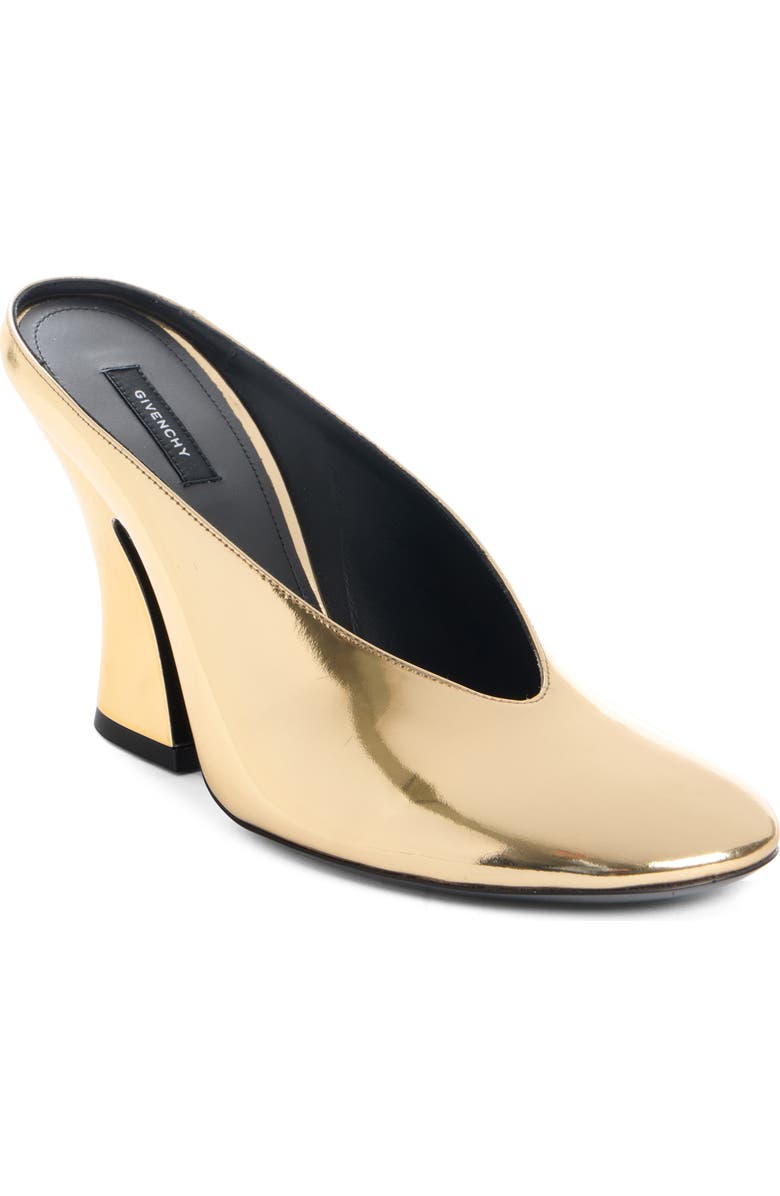 Givenchy Sculpted Mule, Main, color, Golden