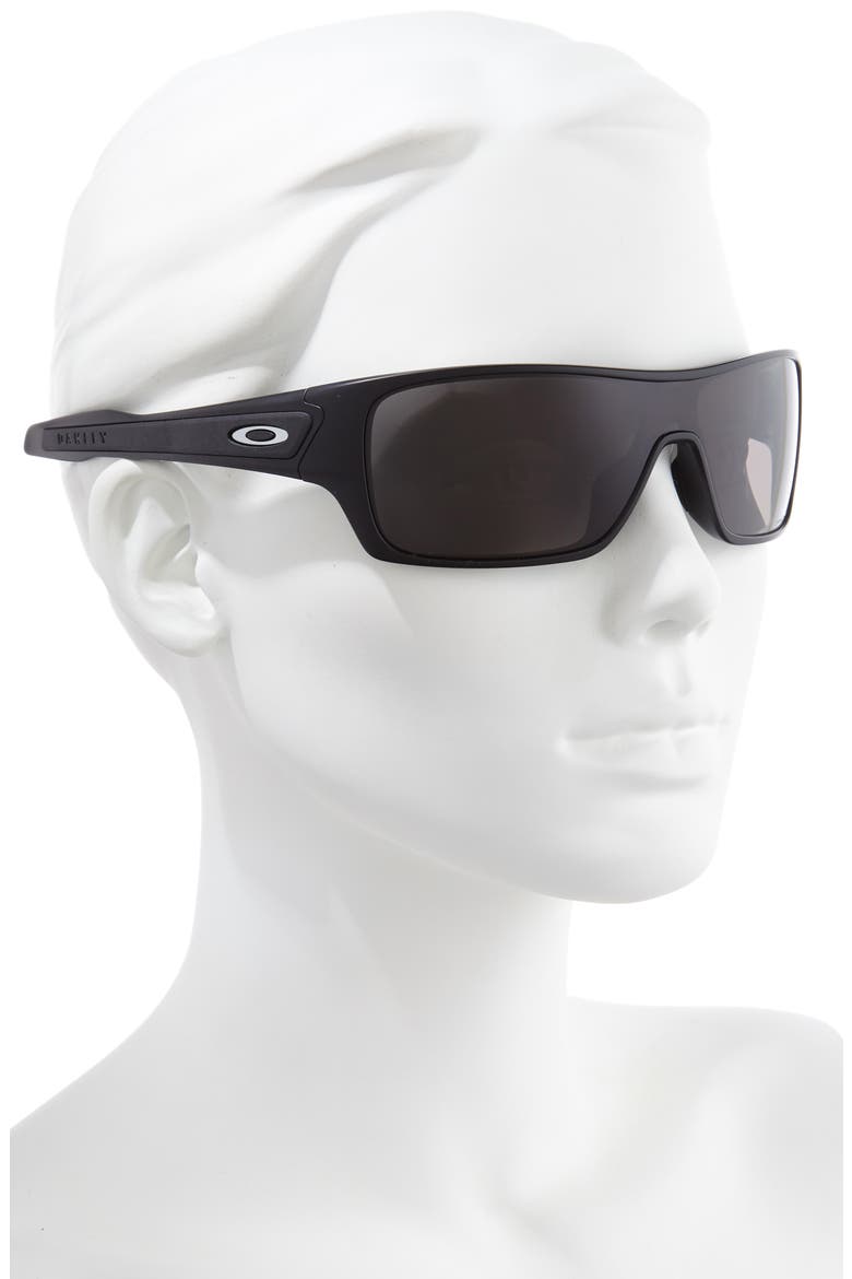 Turbine Rotor 128mm Polarized Shield Sunglasses, Alternate, color, MATTE BLACK/ PRIZM GREY