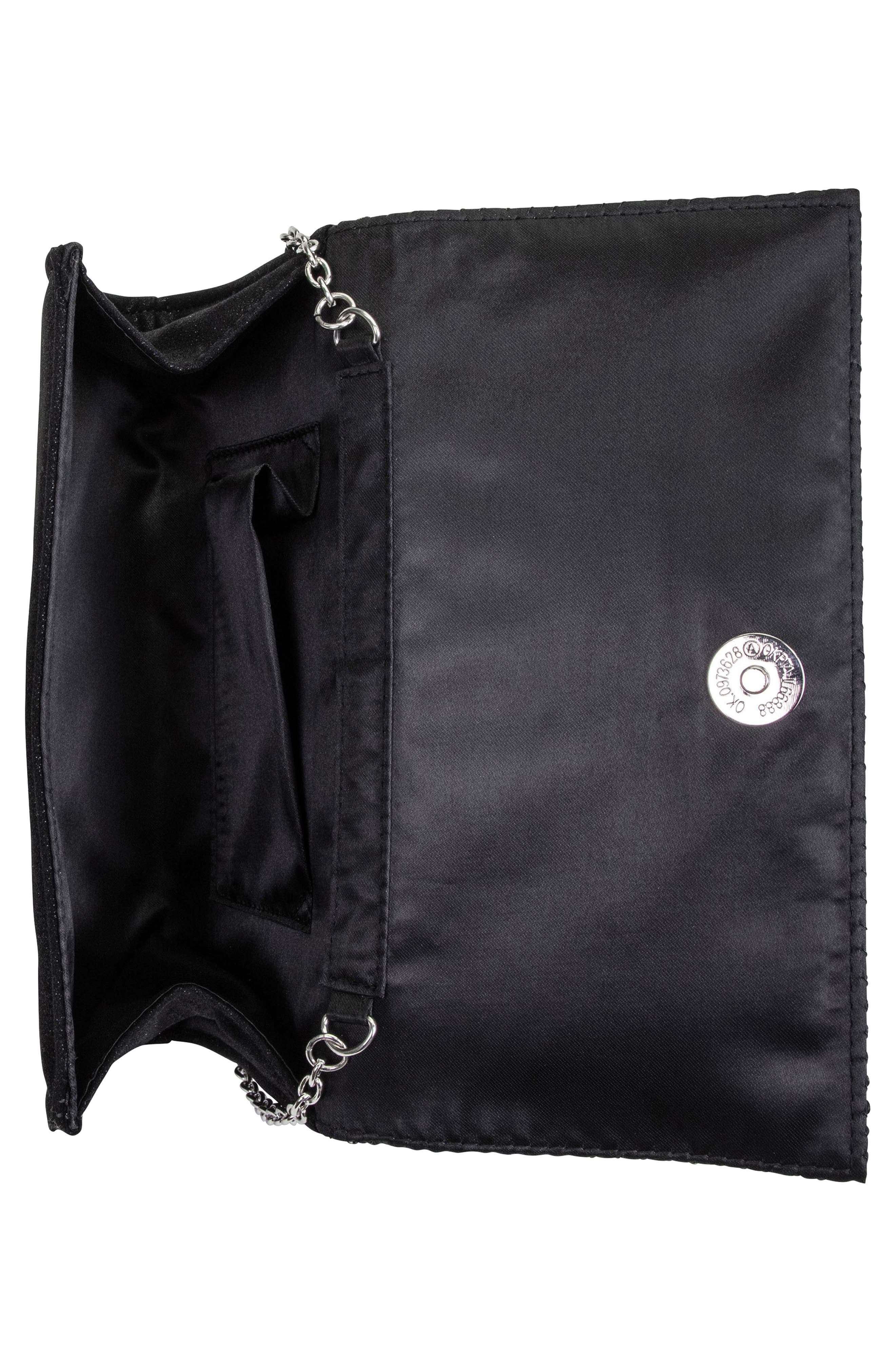 Jessica McClintock Luisa Embellished Clutch, Alternate, color, 