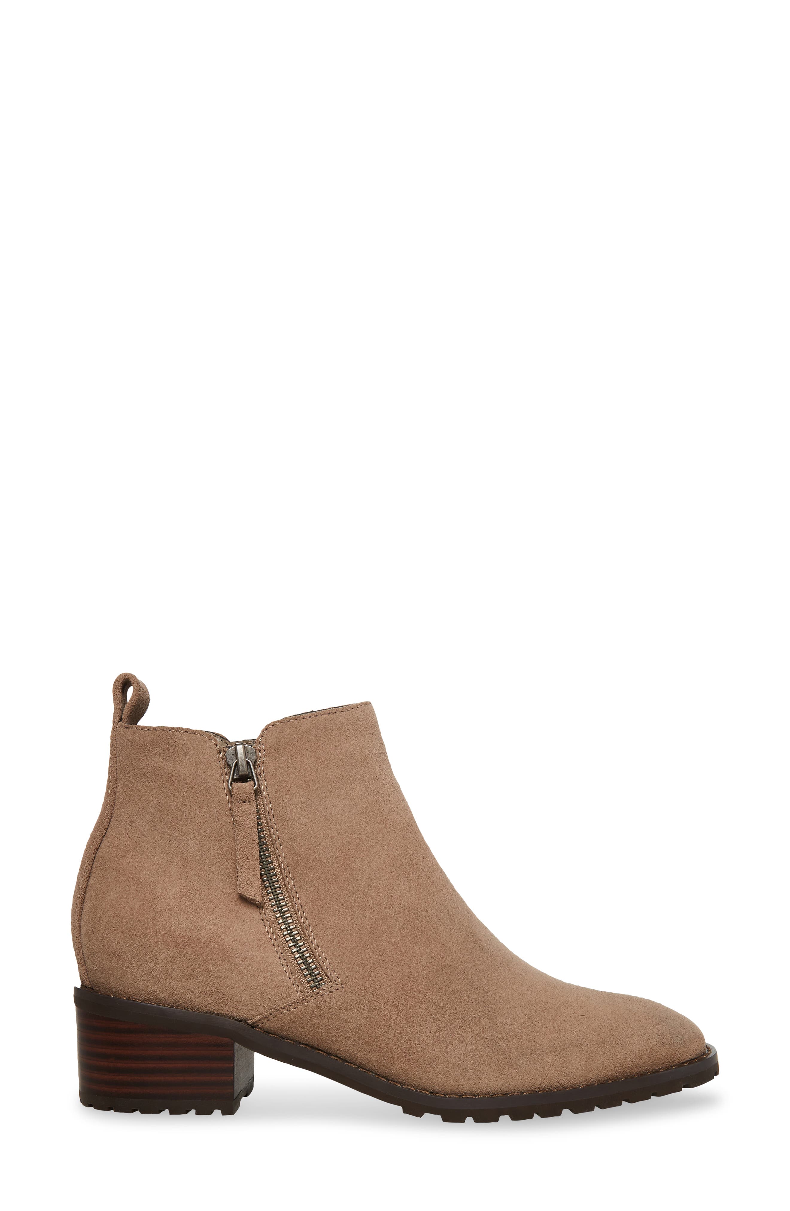 Blondo Samara Waterproof Leather Bootie, Alternate, color, Mushroom