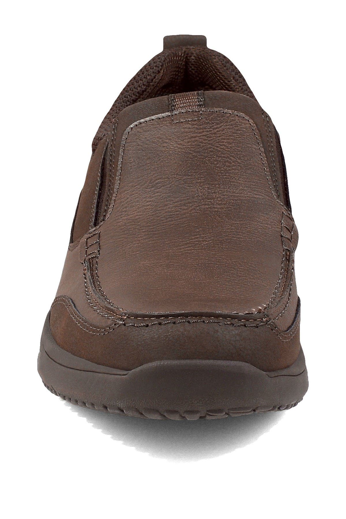 NUNN BUSH Conway Moc Toe Slip-On Sneaker - Wide Width Available, Alternate, color, Dark Brown
