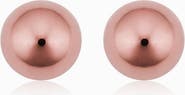 Oradina 14K Rose Gold Have A Ball Stud Earrings