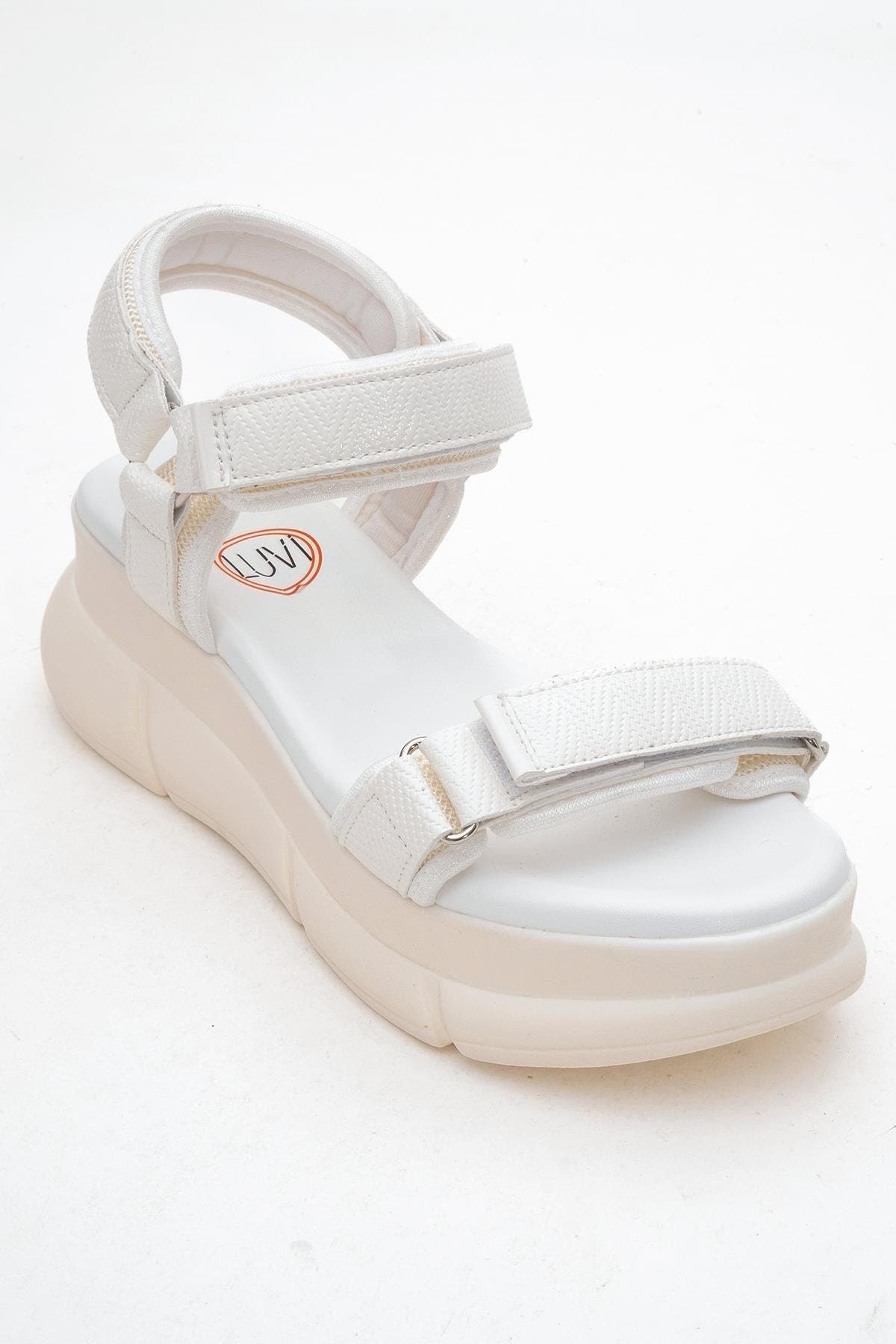 Yrmengardis Strappy Sandal, Alternate, color, White