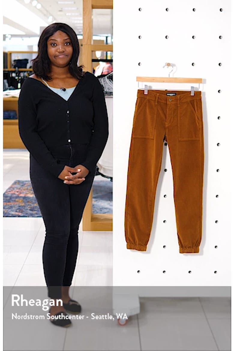 Corduroy Jogger Pants video
