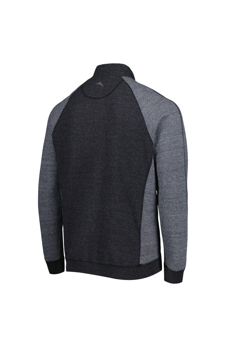 Tommy Bahama Men's Tommy Bahama Black UCLA Bruins Sport Scrimmage Snap Mock Neck Raglan Button-Up Jacket, Alternate, color, 