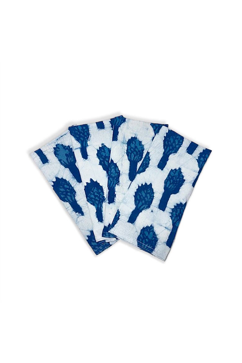 Reusable Cloth Napkins - Set of 4, Main, color, Blue