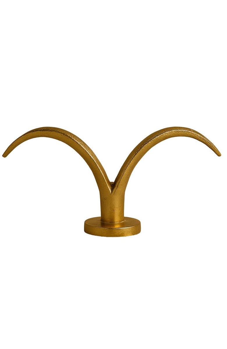 Raiz Studio Arc Wing Candle Holder, Main, color, Gold