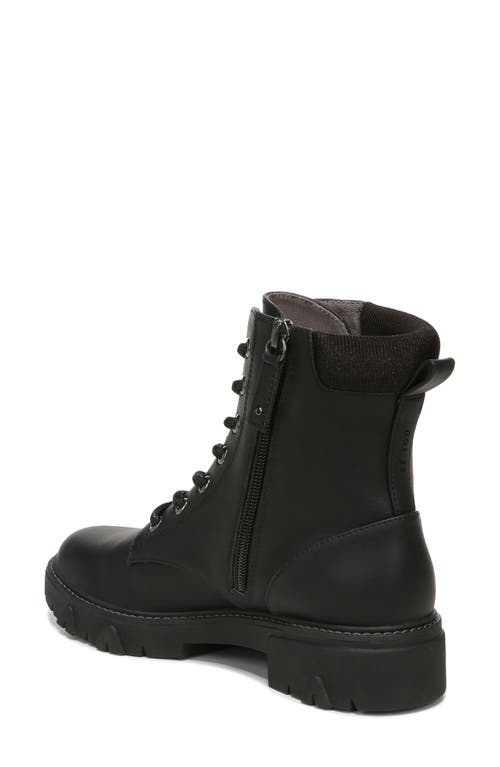 Dr. Scholl's Headstart Lace-up Combat Boot In Black