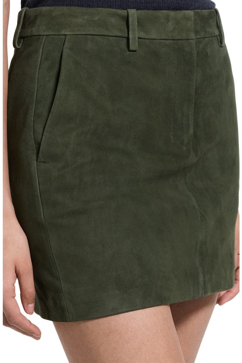 Suede Ivy Miniskirt, Alternate, color, IVY - F3T