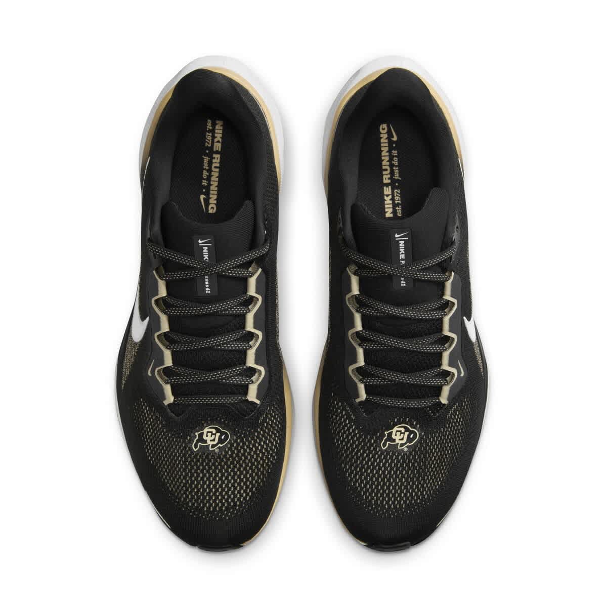 Nike Unisex Nike Black Colorado Buffaloes Zoom Pegasus 41 Running Shoes, Alternate, color, Black