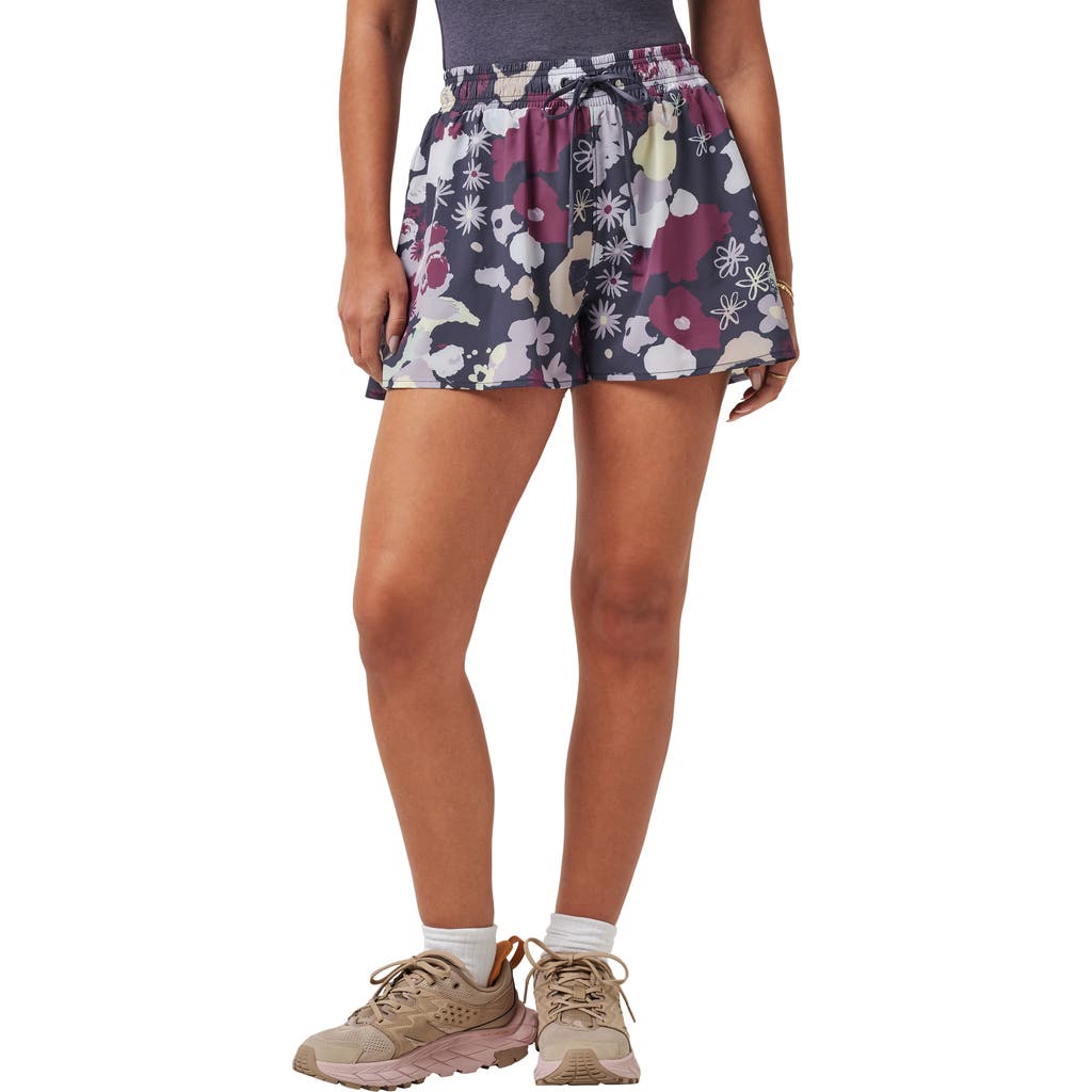 Travismathew Shifting Sands Stripe Drawstring Shorts In Multi
