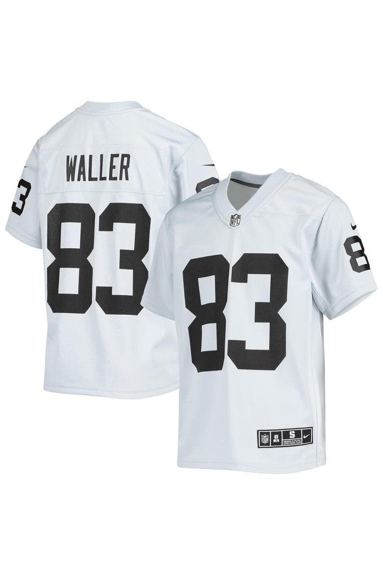 Youth Nike Darren Waller Silver Las Vegas Raiders Inverted Team Game Jersey, Main, color, Silver