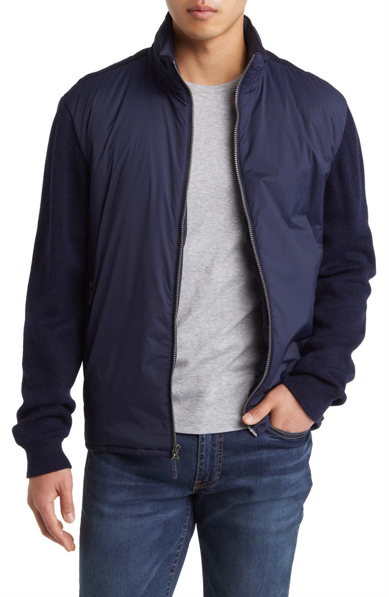 johnnie-O Lanier Mixed Media Jacket, Main, color, 