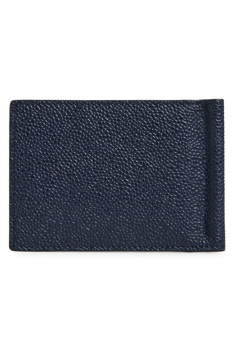 4-Bar Leather Bifold Wallet, Alternate, color, NAVY