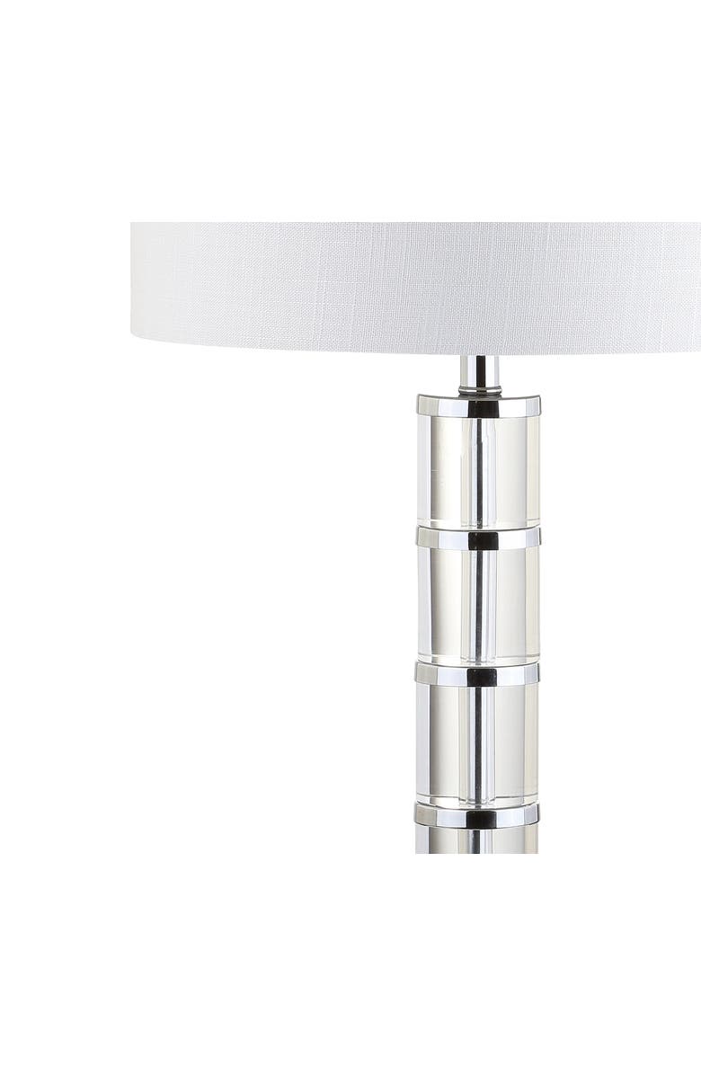 JONATHAN Y Hailey Crystal LED Table Lamp, Alternate, color, Chrome
