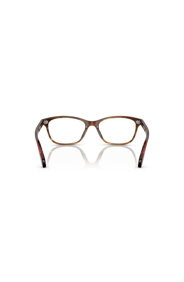 Oliver Peoples 50mm Square optical glasses, Alternate, color, Red