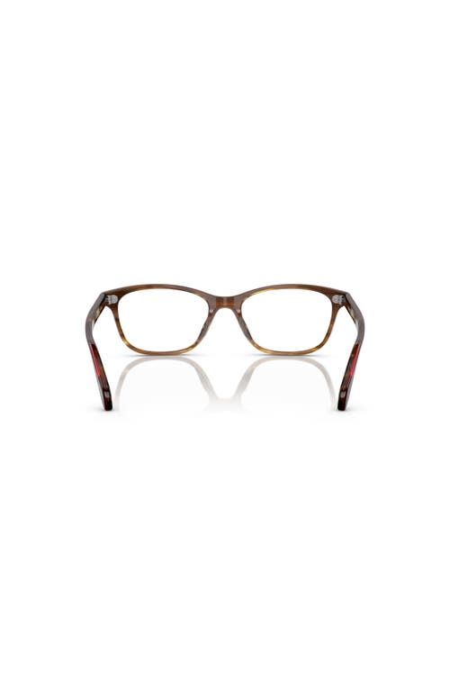 Oliver Peoples 50mm Square Optical Glasses In Brown