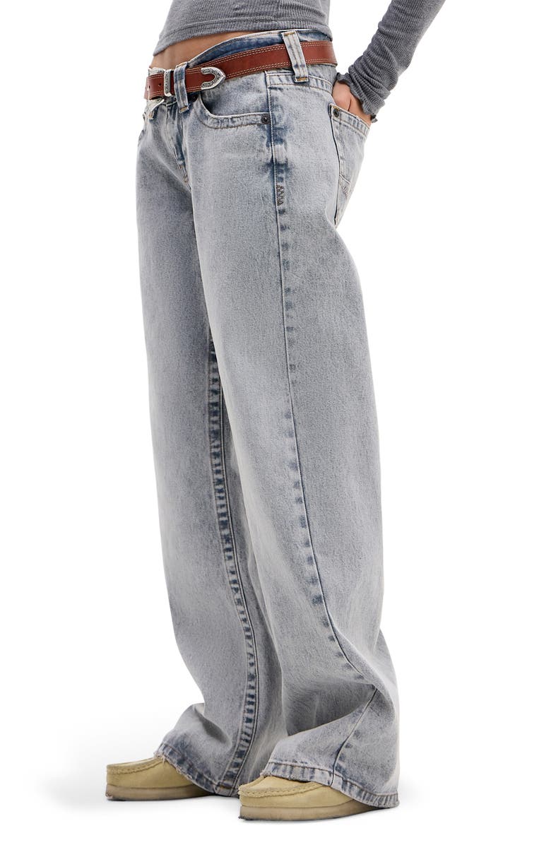 BDG Urban Outfitters Kayla Low Rider Baggy Jeans, Alternate, color, Grey