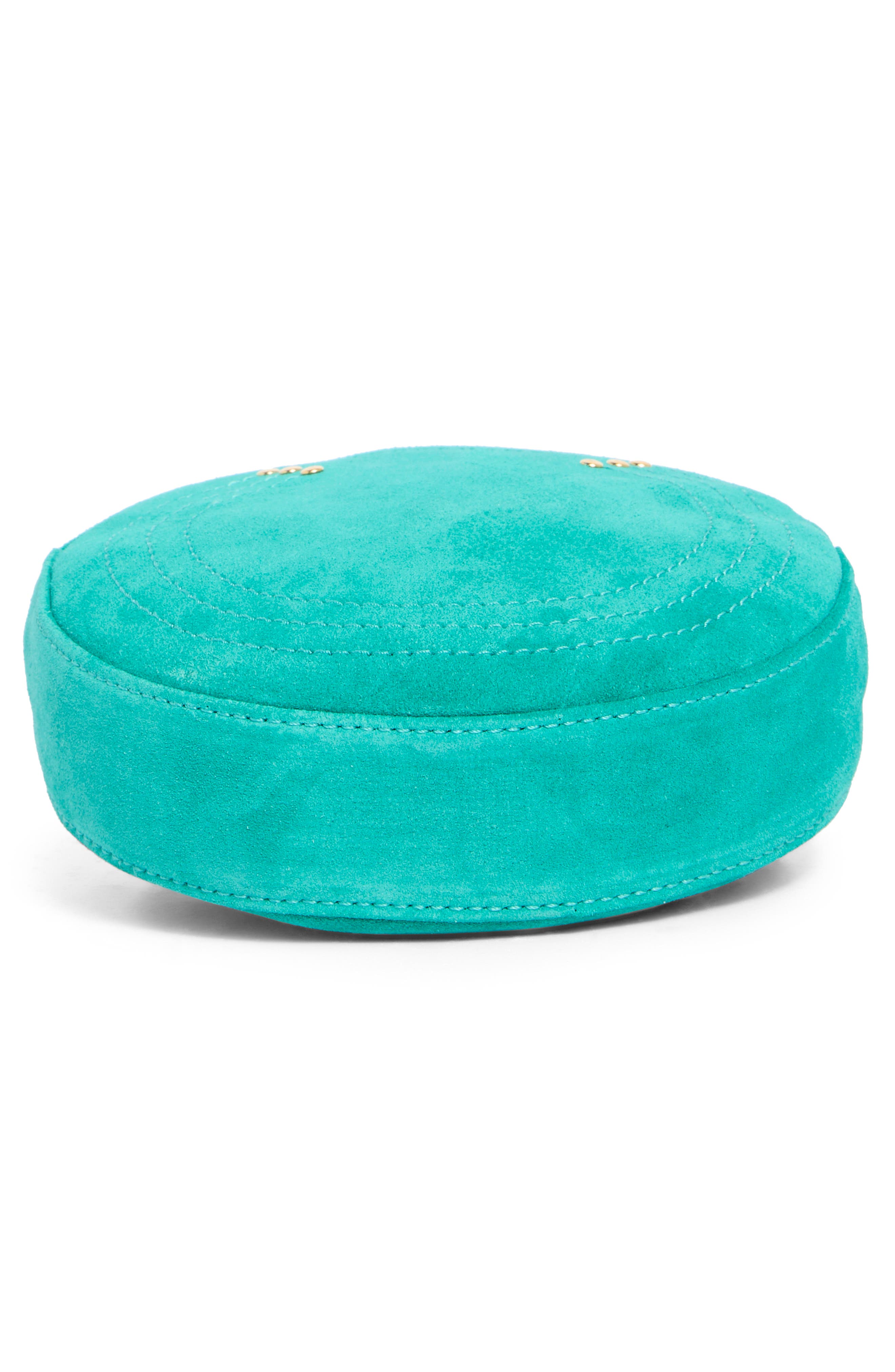 Longchamp Cavalcade Round Belt Bag, Alternate, color, Emerald Green