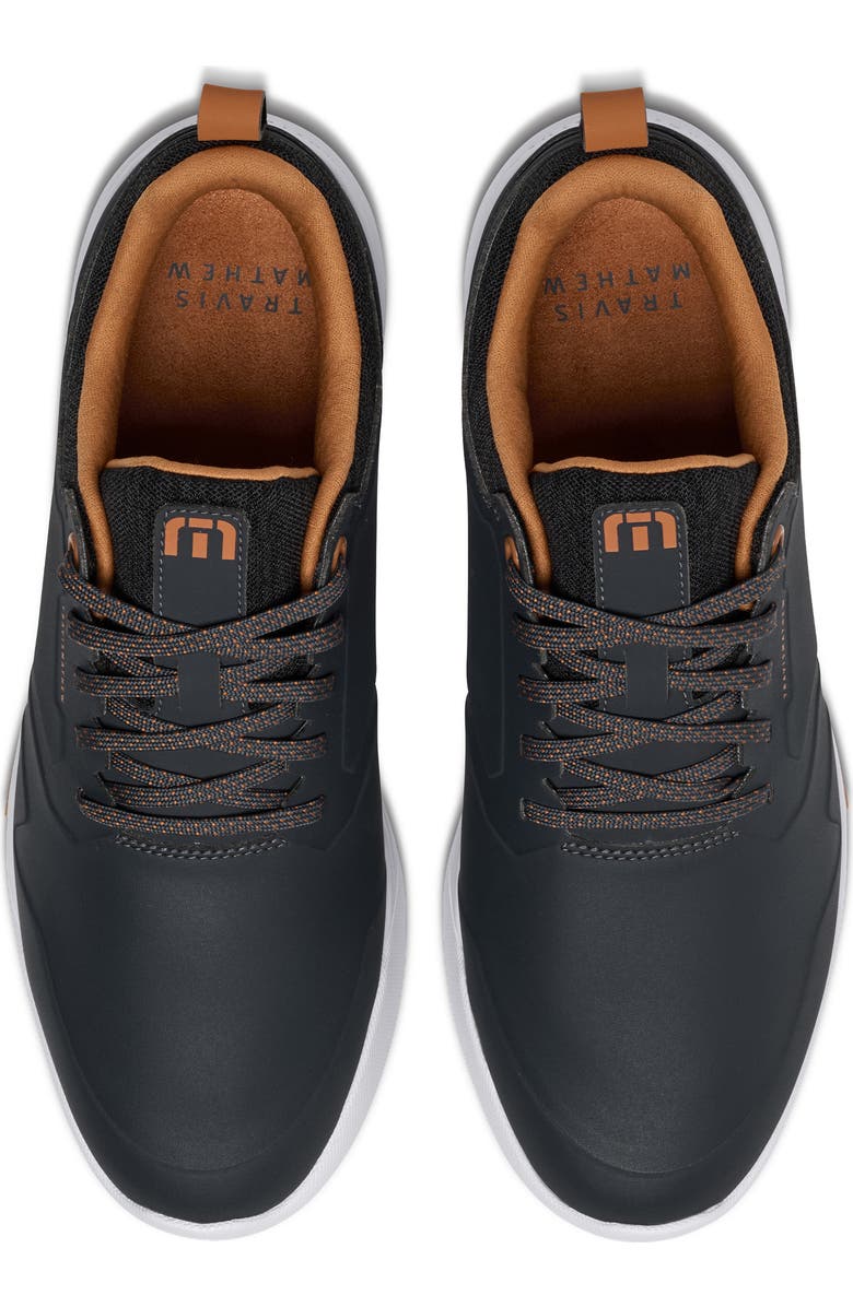 TravisMathew The Daily Pro Hybrid Golf Shoe, Alternate, color, Ebony/ Almond